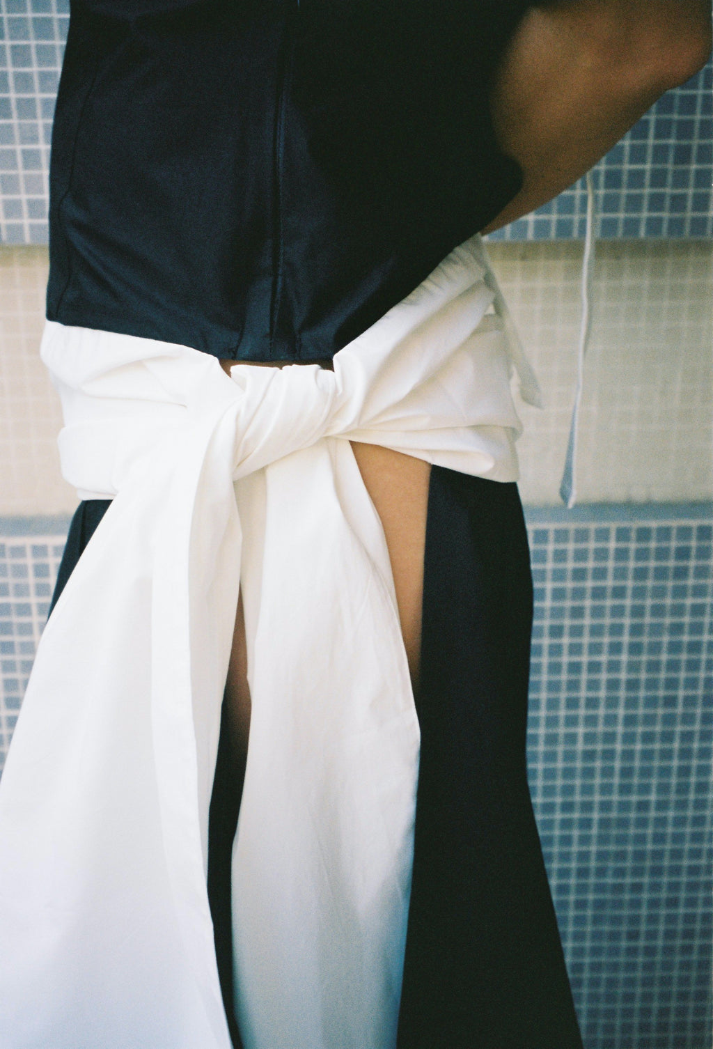 Louise Dress, Black & White