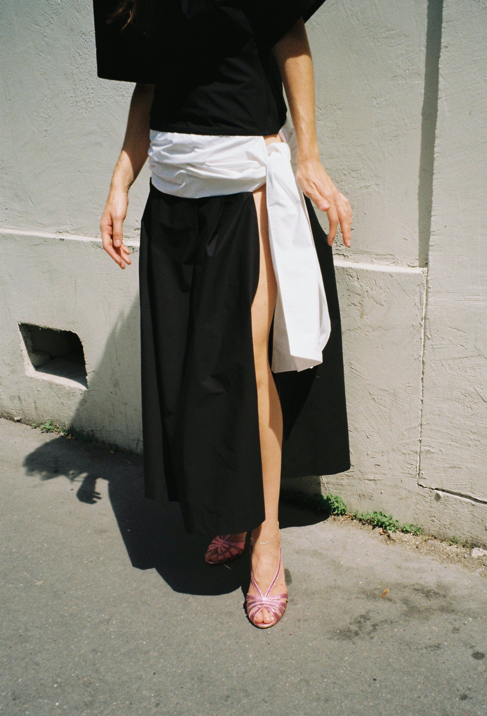 Louise Dress, Black & White