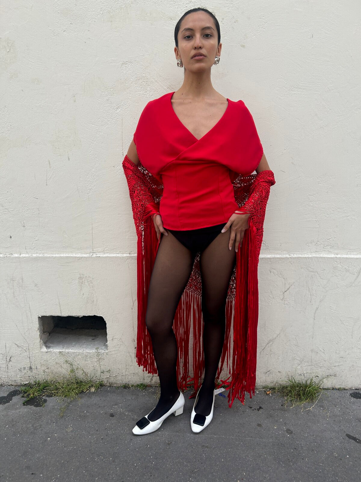 Rosa Blouse, Berry Red image 1