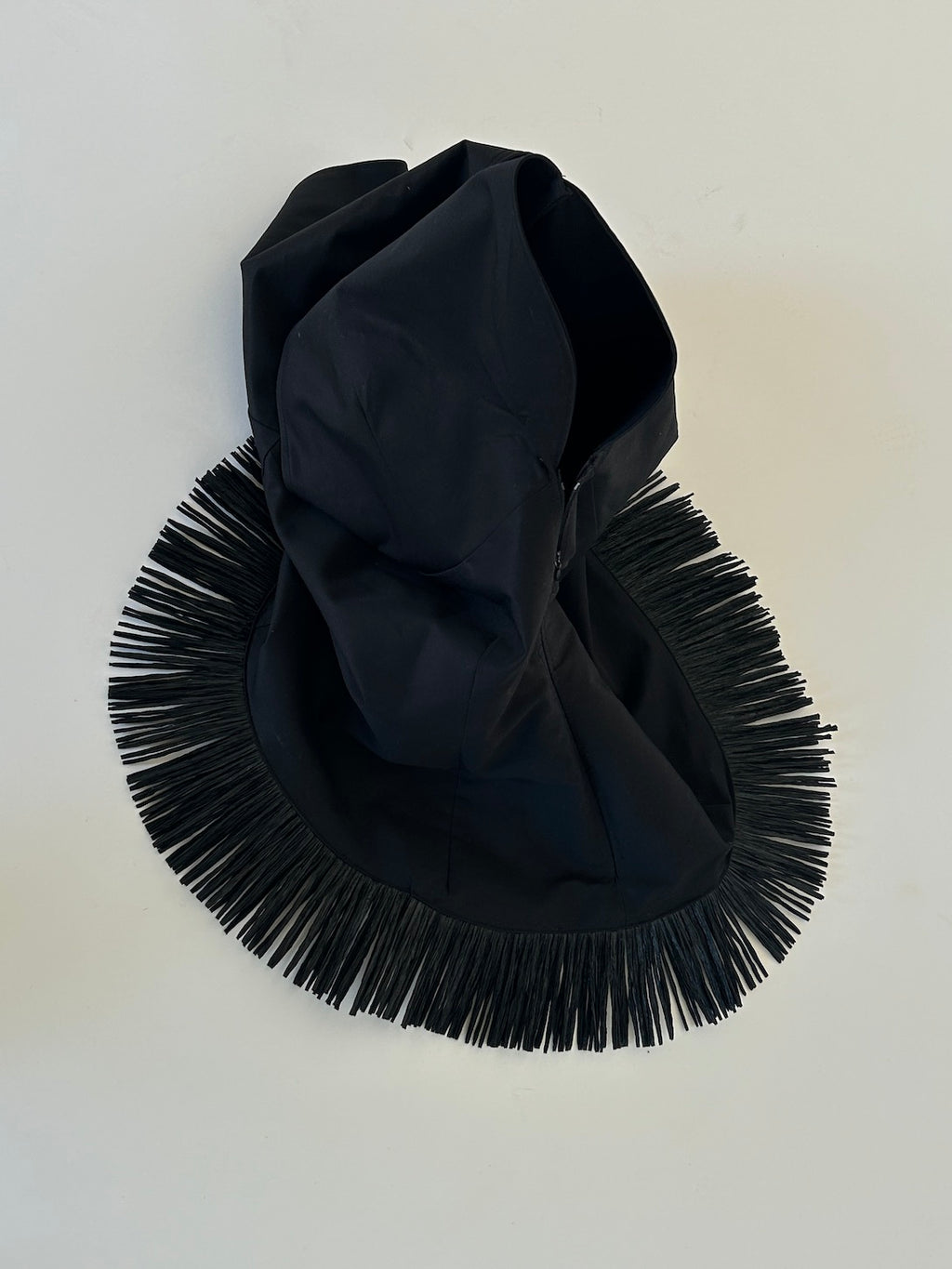 Paloma Blouse, Black Raffia Trim image 5