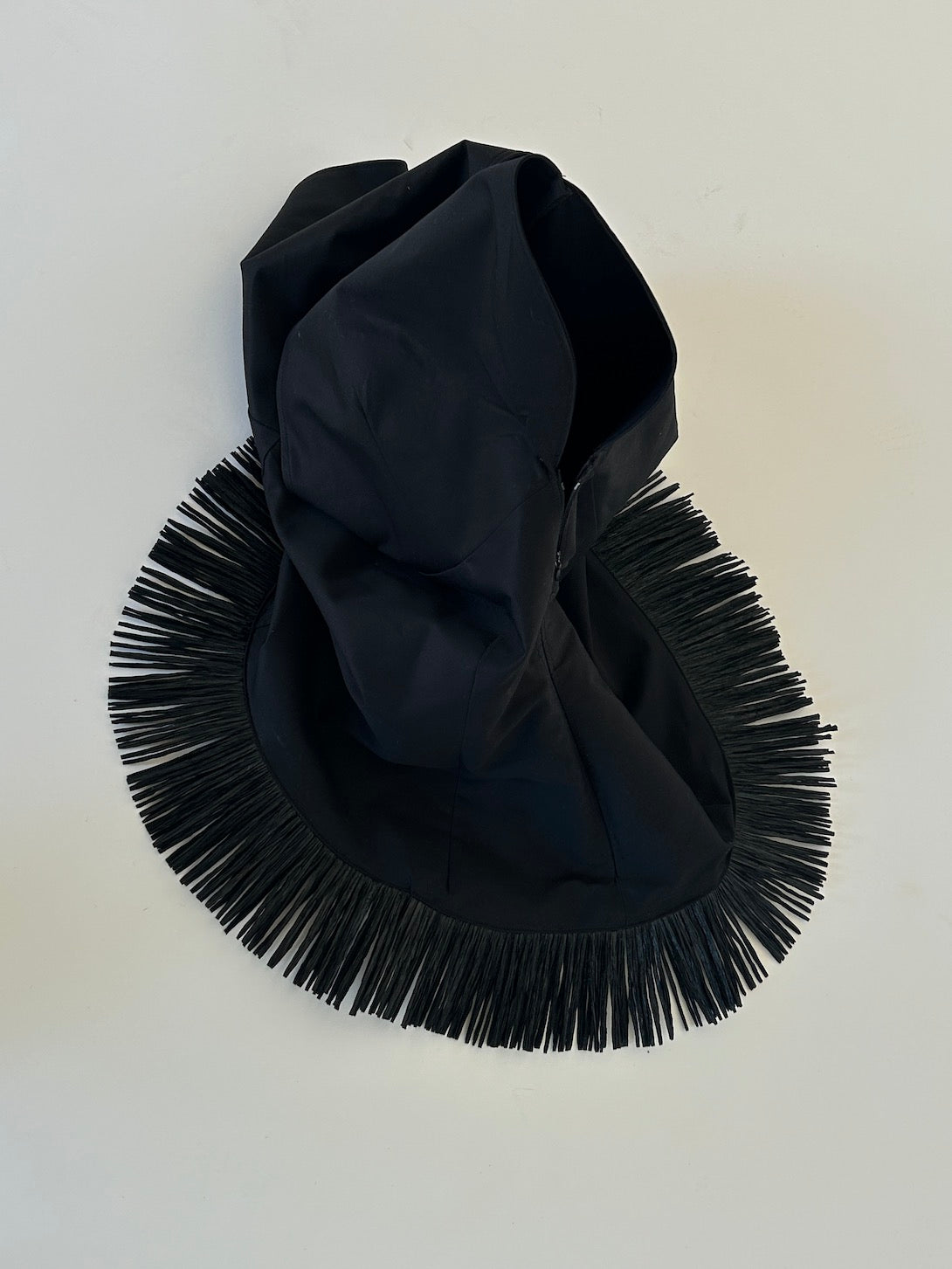 Paloma Blouse, Black Raffia Trim image 5
