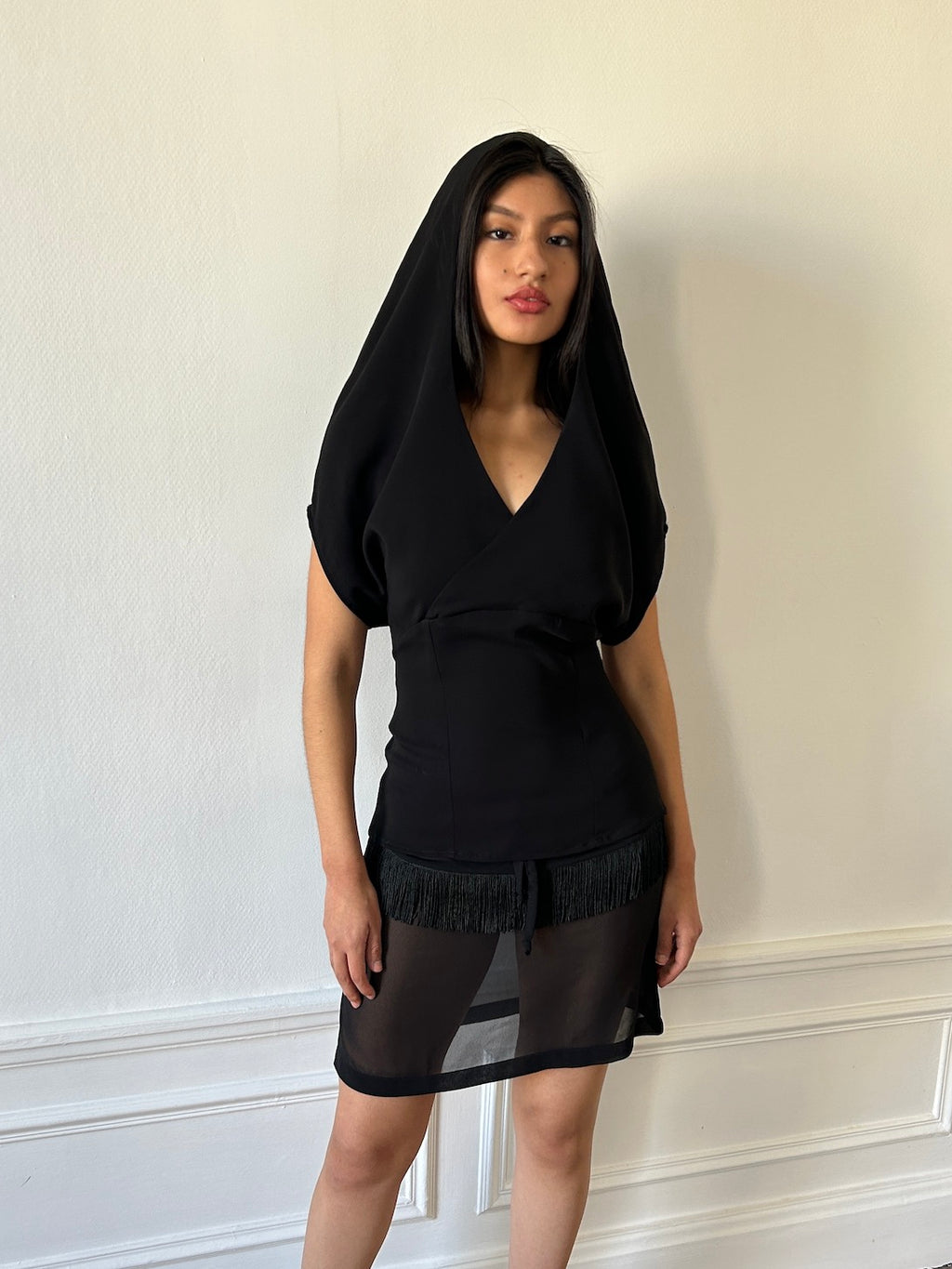 Rosa Blouse, Black image 3