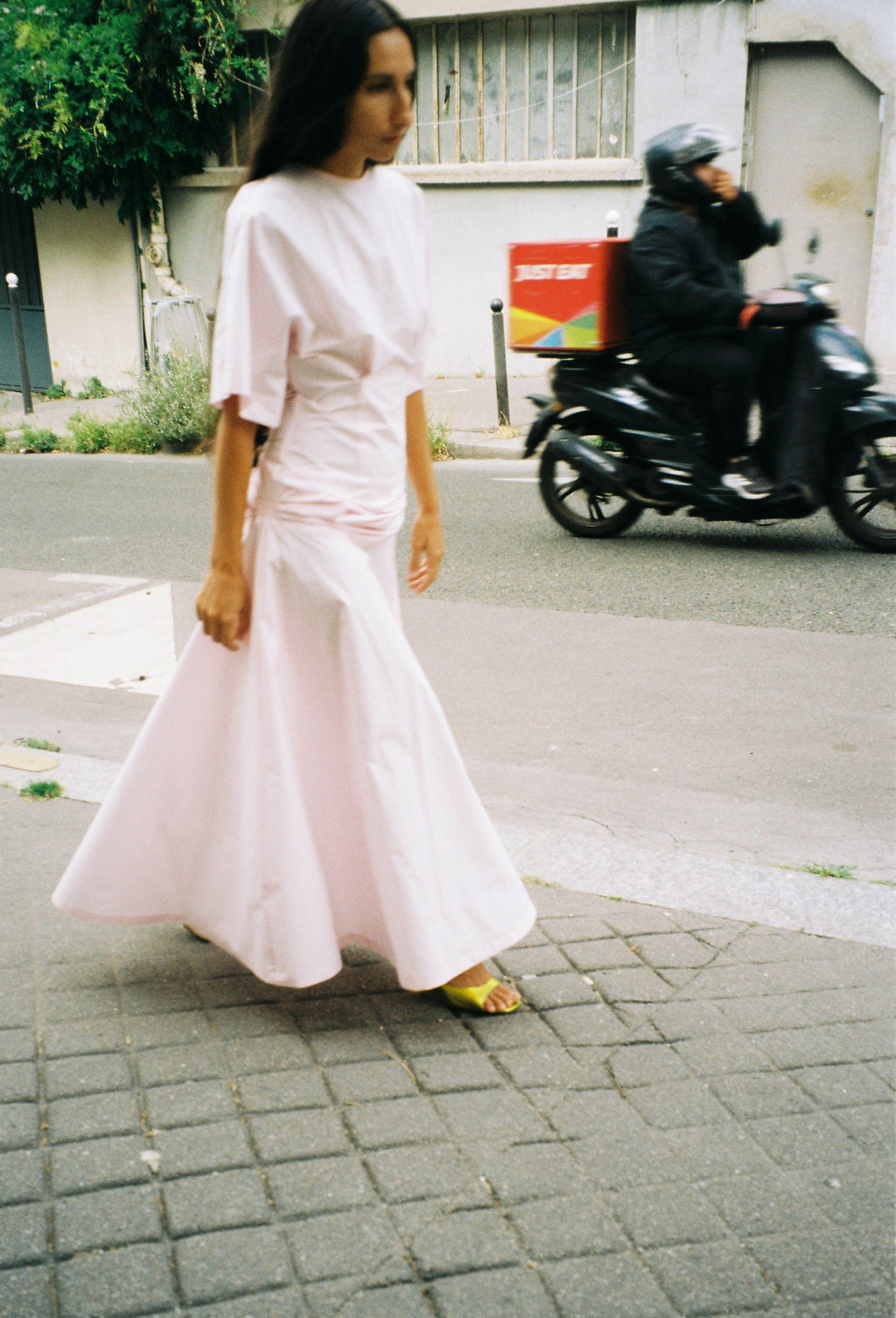 Louise Dress, Baby Pink