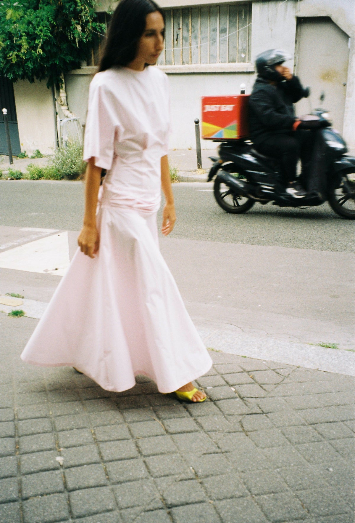 Louise Dress, Baby Pink