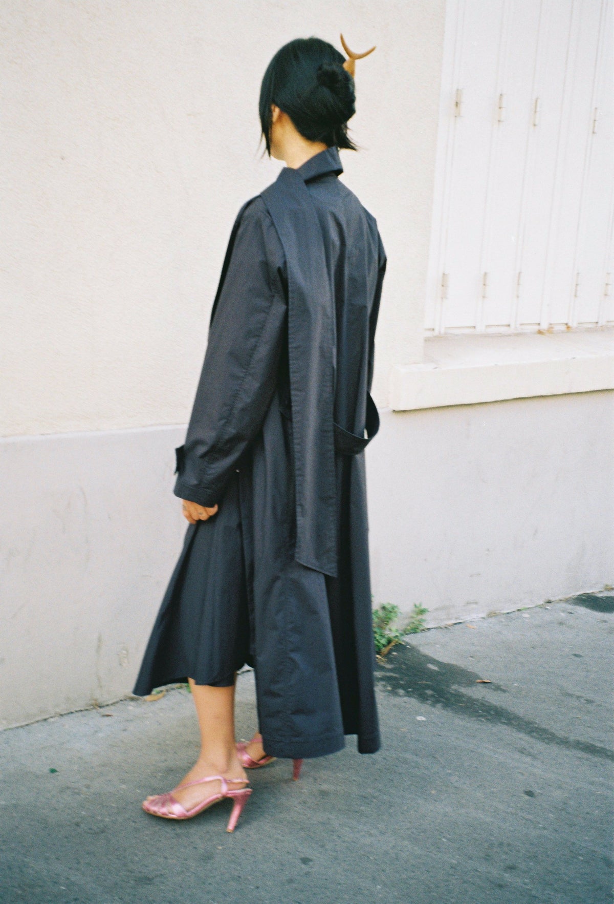 Scarf Trench, Navy