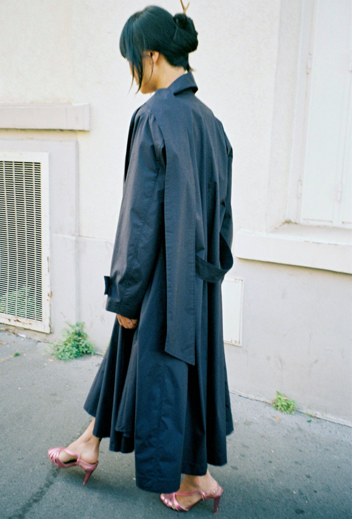 Scarf Trench, Navy