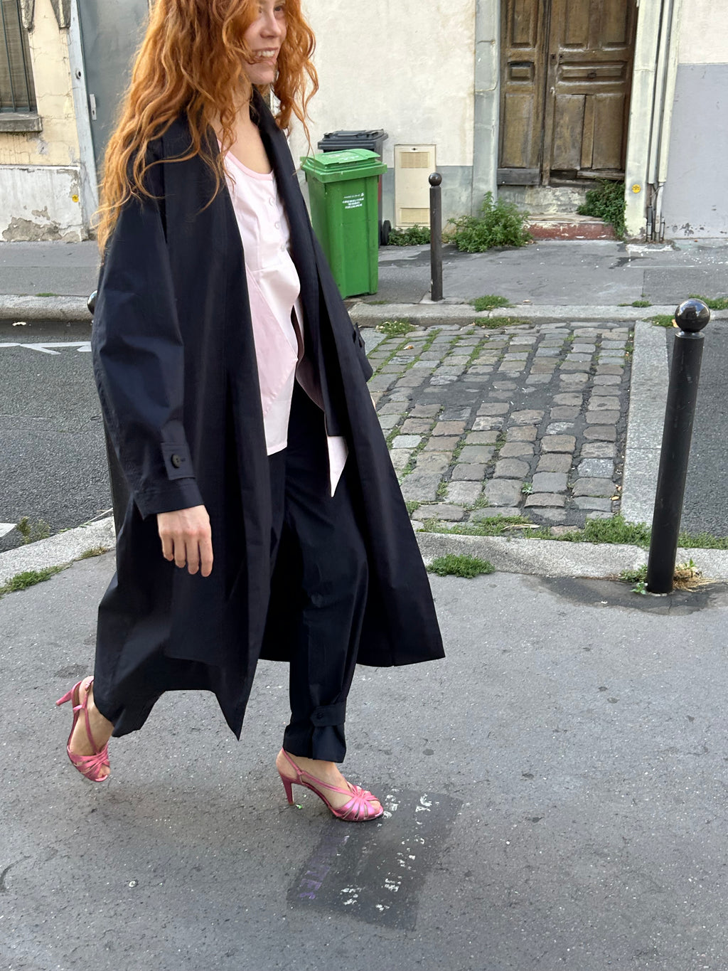 Scarf Trench, Navy