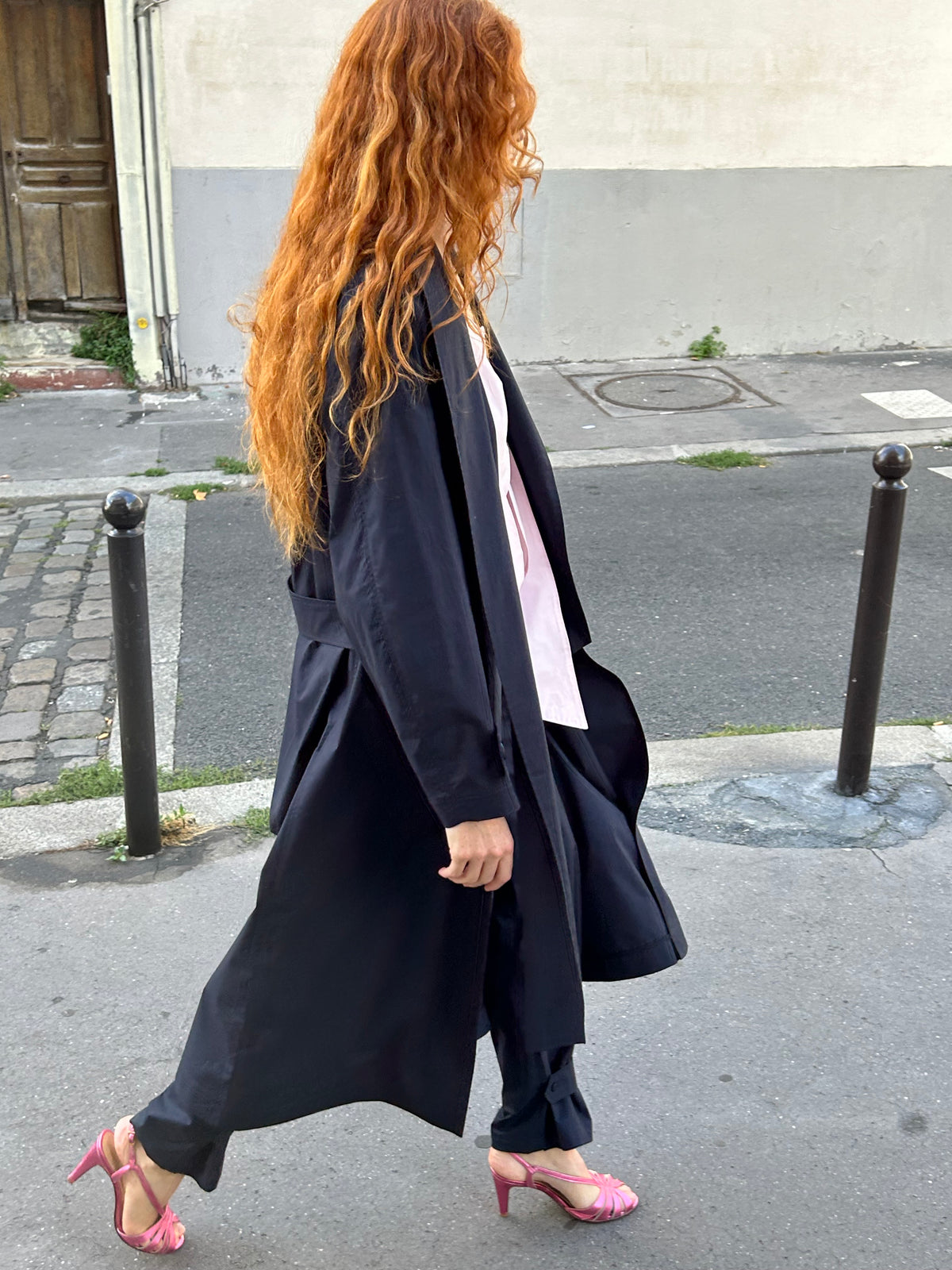 Scarf Trench, Navy